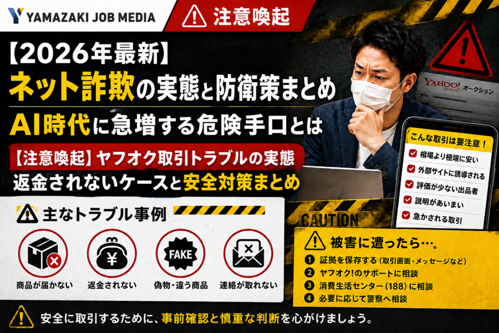 ネット詐欺対策と注意喚起