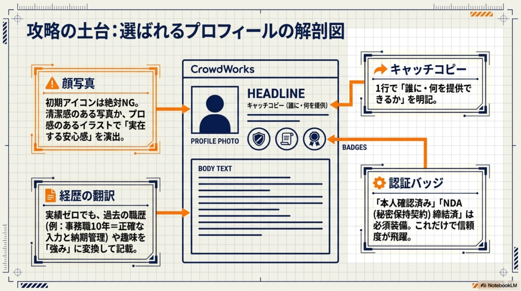 収益化の鍵：選ばれるための「プロフィール」構築術