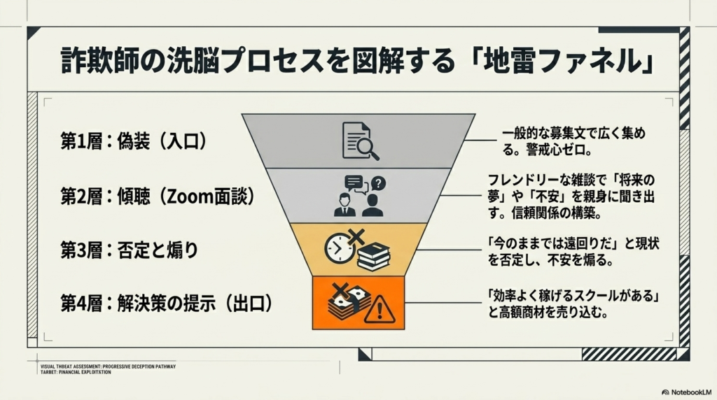 業務内容より「夢とマインド」を強調する面談