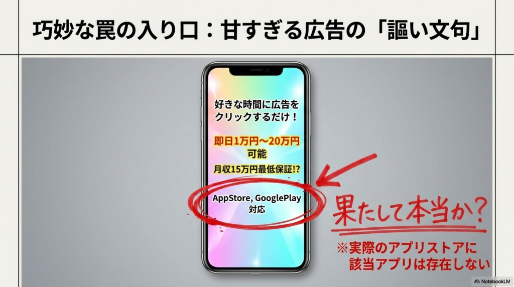 甘い言葉に騙されないで！